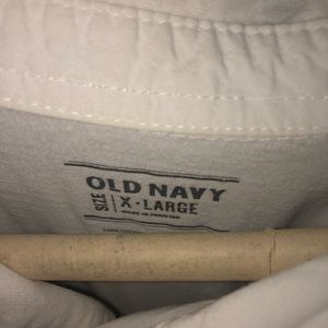 Men’s white polo shirt